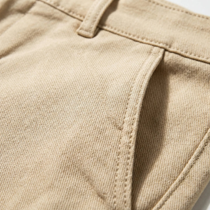 Black tapered slim fit chino pants, ideal for office or casual everyday wear.
