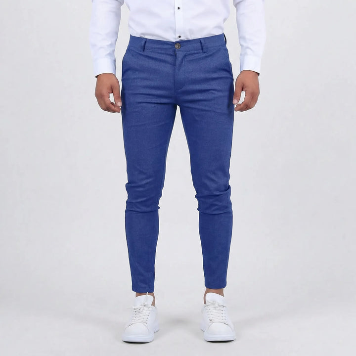 Marco Men's Tapered Slim Fit Chino Pants in black, an everyday essential.