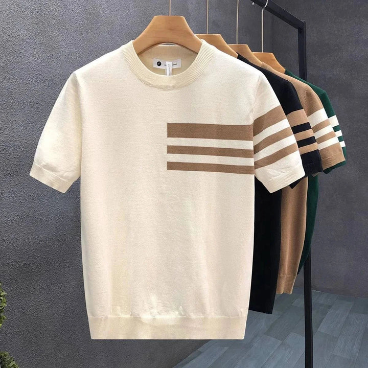 Men's ultra-soft tailored crewneck sweater in a comfortable knit; perfect for casual everyday wear & layering.