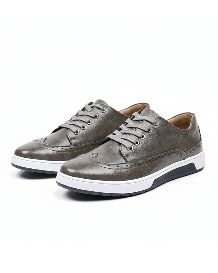 Men's urban brogue comfort sneakers, stylish and lightweight, perfect for casual dress.