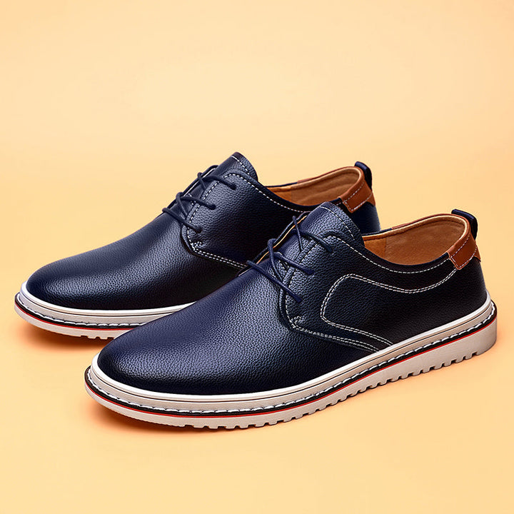 Stylish men's urban lace-up loafers, grey, a versatile option for any urban wardrobe
