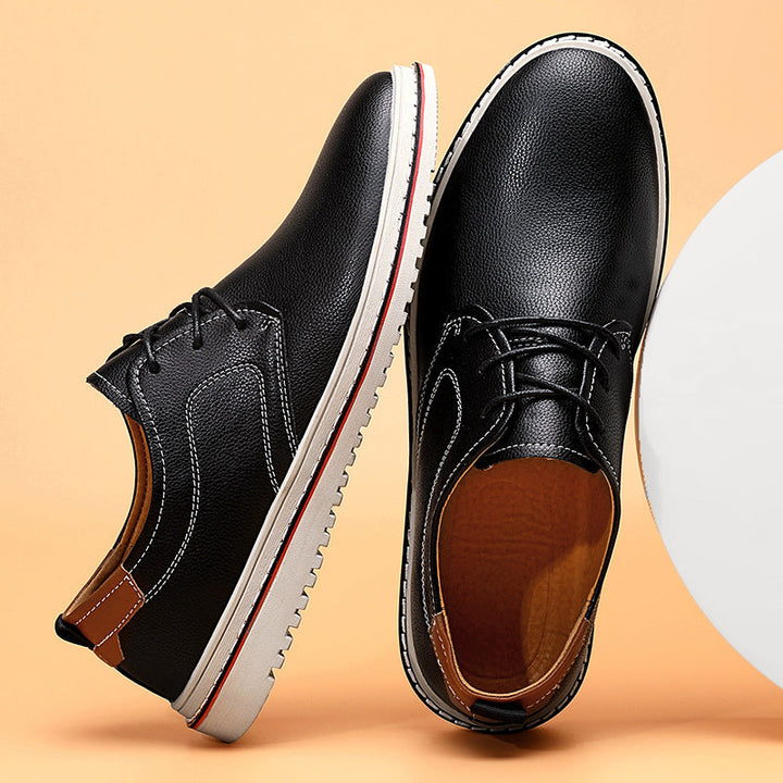 Men's everyday urban loafers, grey, a practical yet stylish footwear choice with laces