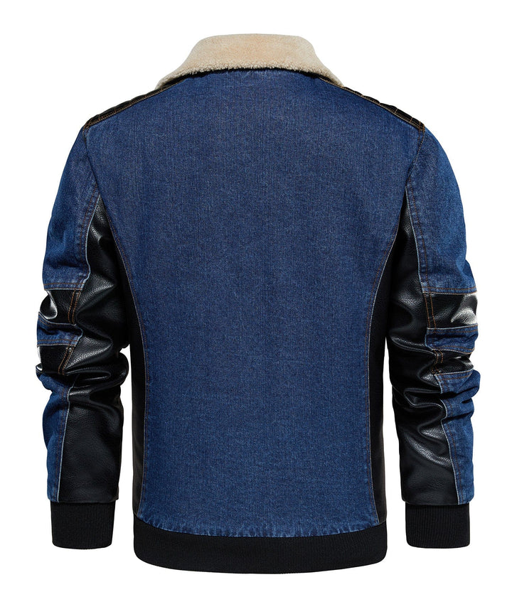 Men's Urban Nomad Adventure Jacket in an urban setting, styled for daily wear and adventure, men's outerwear.
