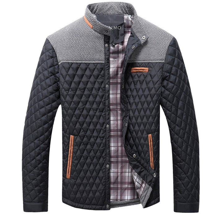Men's Urban Outdoor Performance Jacket, gray, front view, for versatile all-season wear