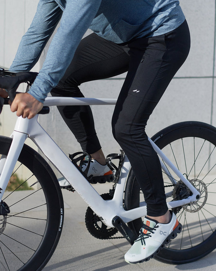 Men's Valencia Stretch Joggers on a hanger, ready for wear, everyday comfort