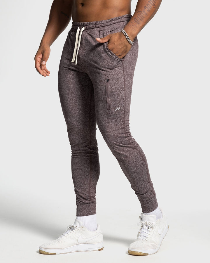Detail of elastic waistband & drawstring on Men's Valencia Joggers, for secure fit
