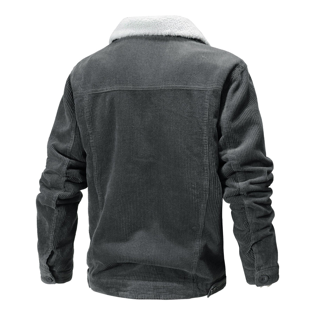 Detail of zipper and ribbed cuffs on men's vintage bomber jacket, quality construction outerwear.