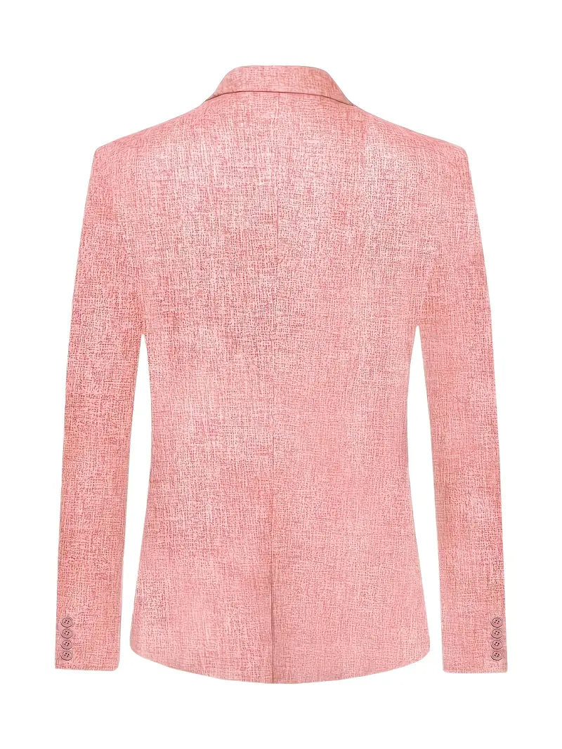 Stylish men's vintage casual blazer. Perfect lightweight jacket for spring & summer semi-formal or smart-casual looks.