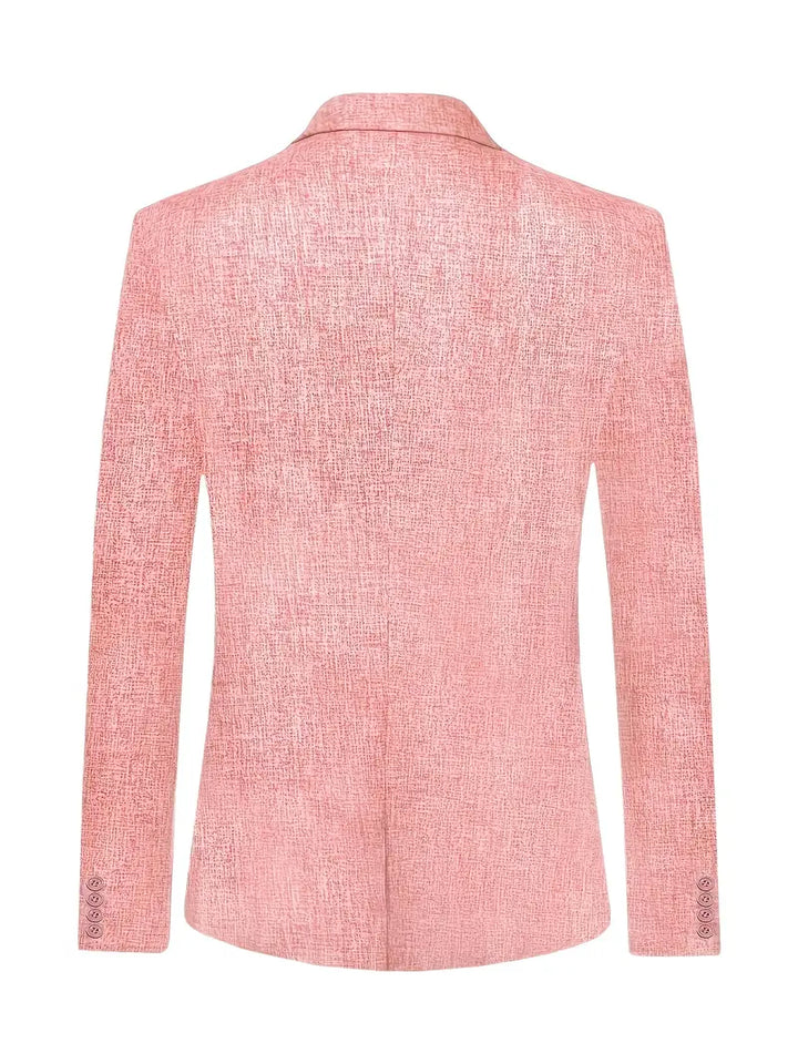 Stylish men's vintage casual blazer. Perfect lightweight jacket for spring & summer semi-formal or smart-casual looks.