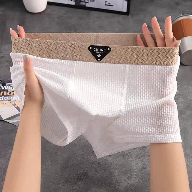 Comfortable men's loungewear boxer shorts. Waffle knit fabric for ultimate relaxation and soft feel.