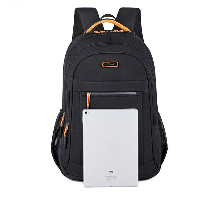 Professional men's waterproof business bag for laptops & travel essentials.