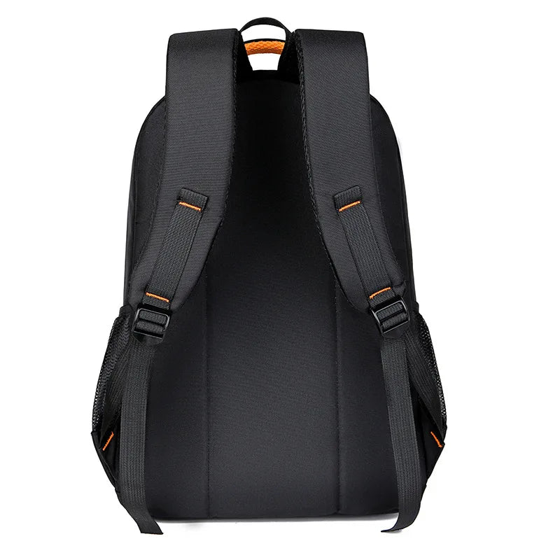Sleek men's business backpack, waterproof, perfect for laptops & stylish travel.