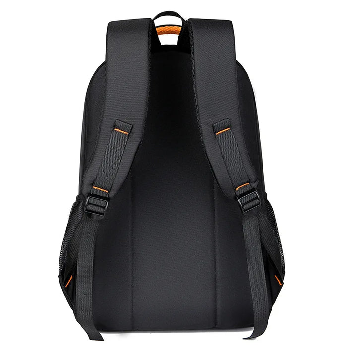 Sleek men's business backpack, waterproof, perfect for laptops & stylish travel.