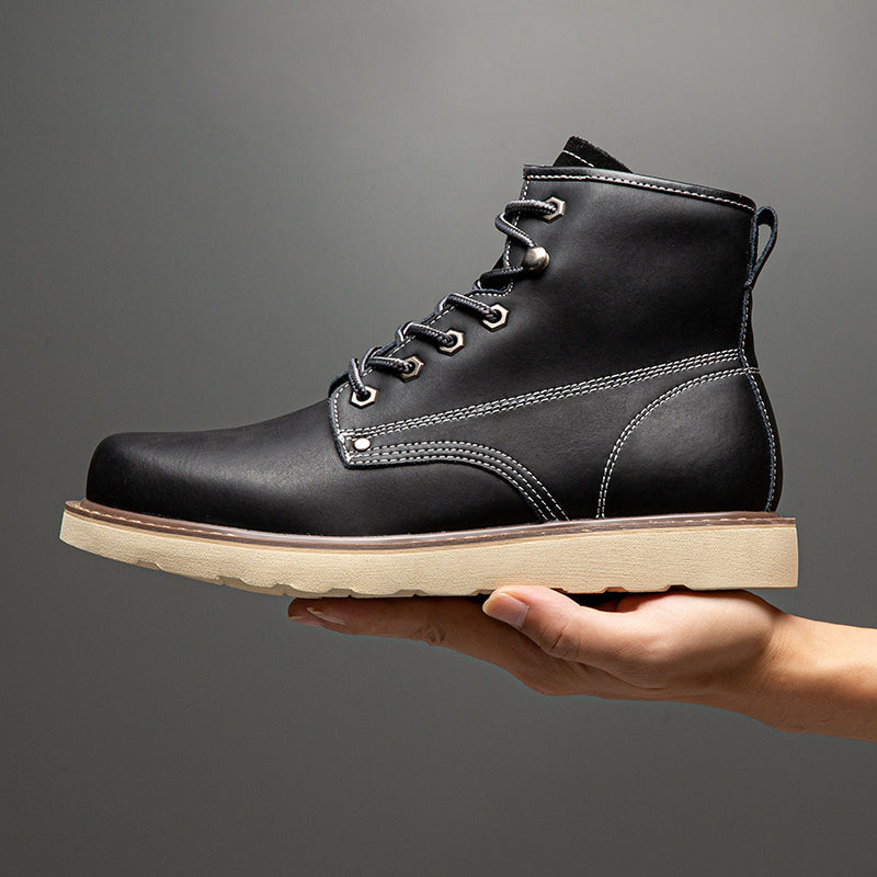 Waterproof chukka boots for men, ensuring dryness and warmth in colder, wetter weather