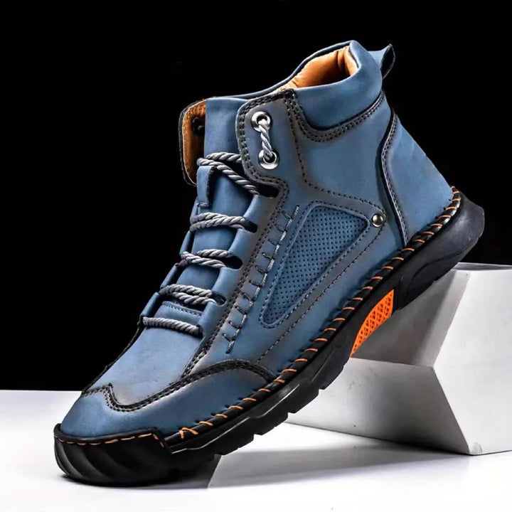 Men's comfortable hiking boots with superior arch support & waterproof design.