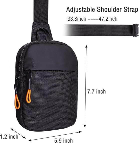 Men's versatile mini sling bag. Waterproof, lightweight CrossLite chest bag for urban adventures.