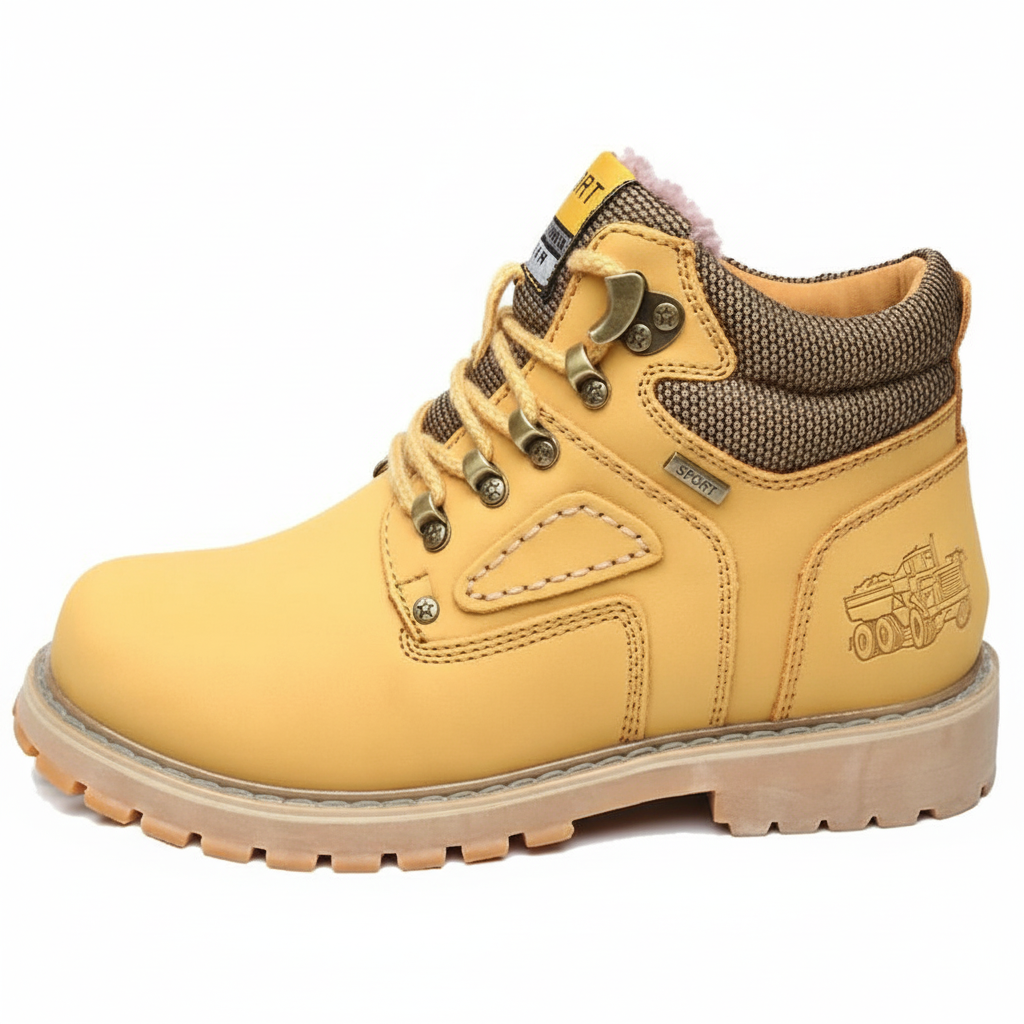 Durable all-weather men's waterproof winter shoes for harsh cold.