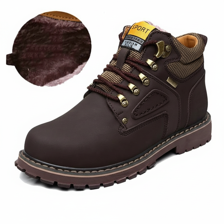 Men's casual waterproof winter sneakers, perfect for snowy days.