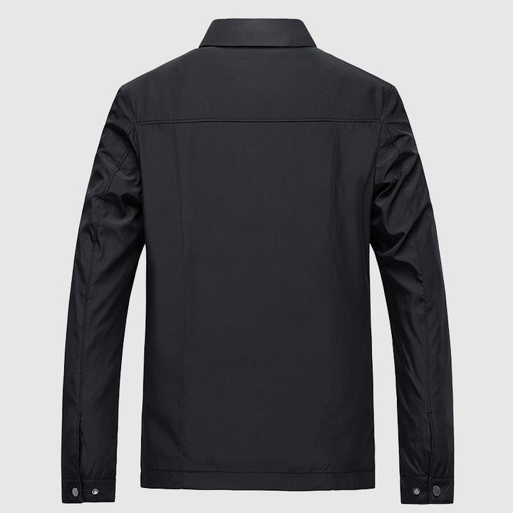 Men’s Business Spring Jacket with Turn - Down Collar - Lexians