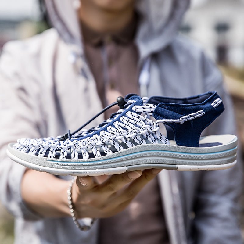 Men's Yacht Yarn Slip - Ons - Breathable Casual Flats - Lexians