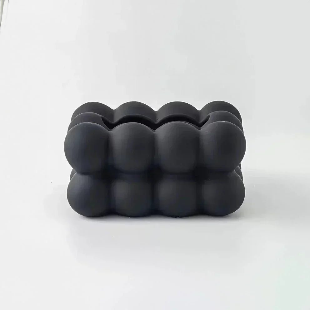 Modern Bubble Ceramic Tissue Box - Durable & Stylish - Lexians