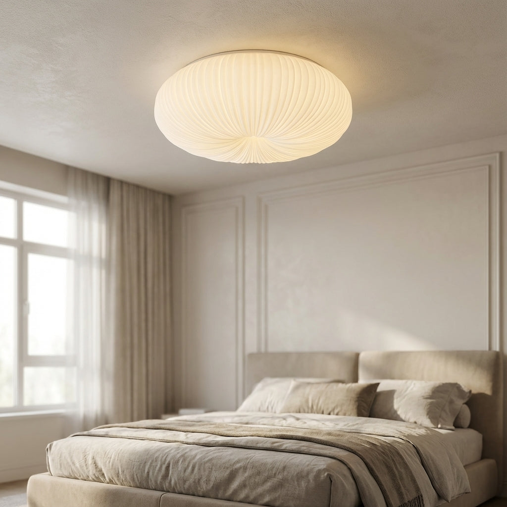 Modern Ciravine flush mount LED ceiling light fixture, perfect for elegant contemporary home interior illumination.