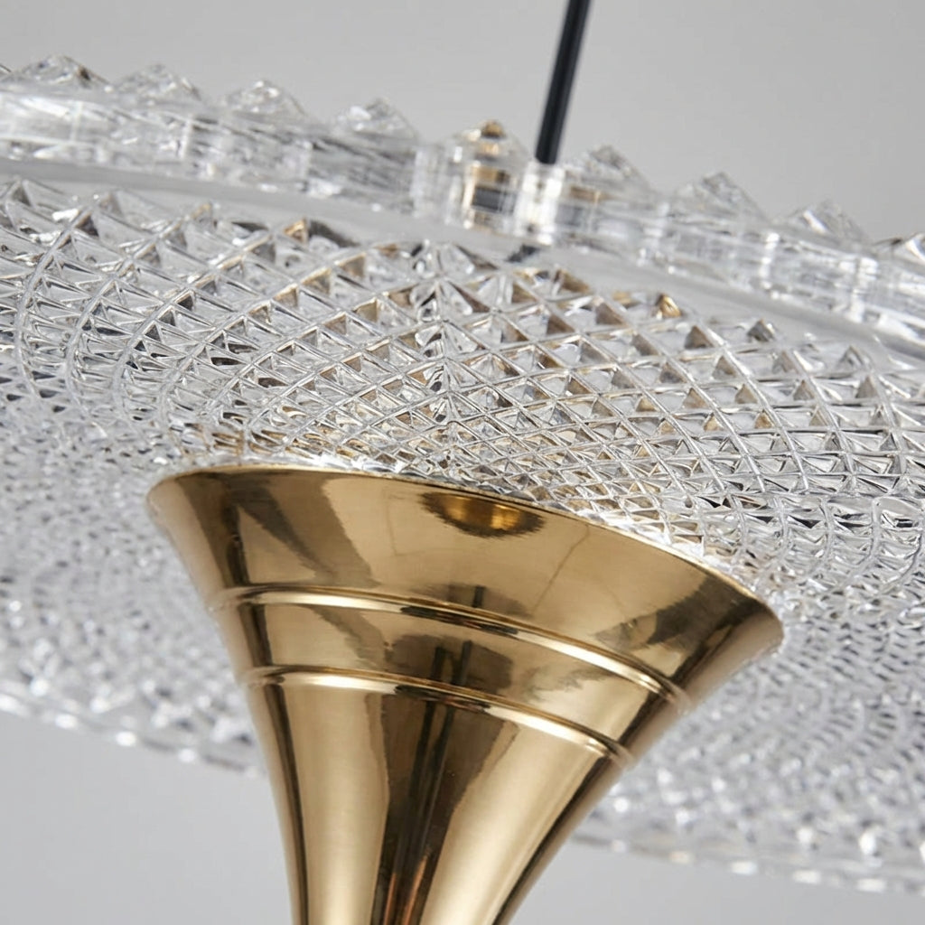 Decorative Glissara ceiling lamp, modern lighting fixture perfect for dining room or living room decor.