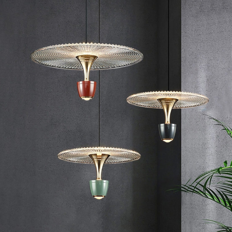 Easy install Glissara pendant light, offering modern and stylish illumination for upscale home interiors.