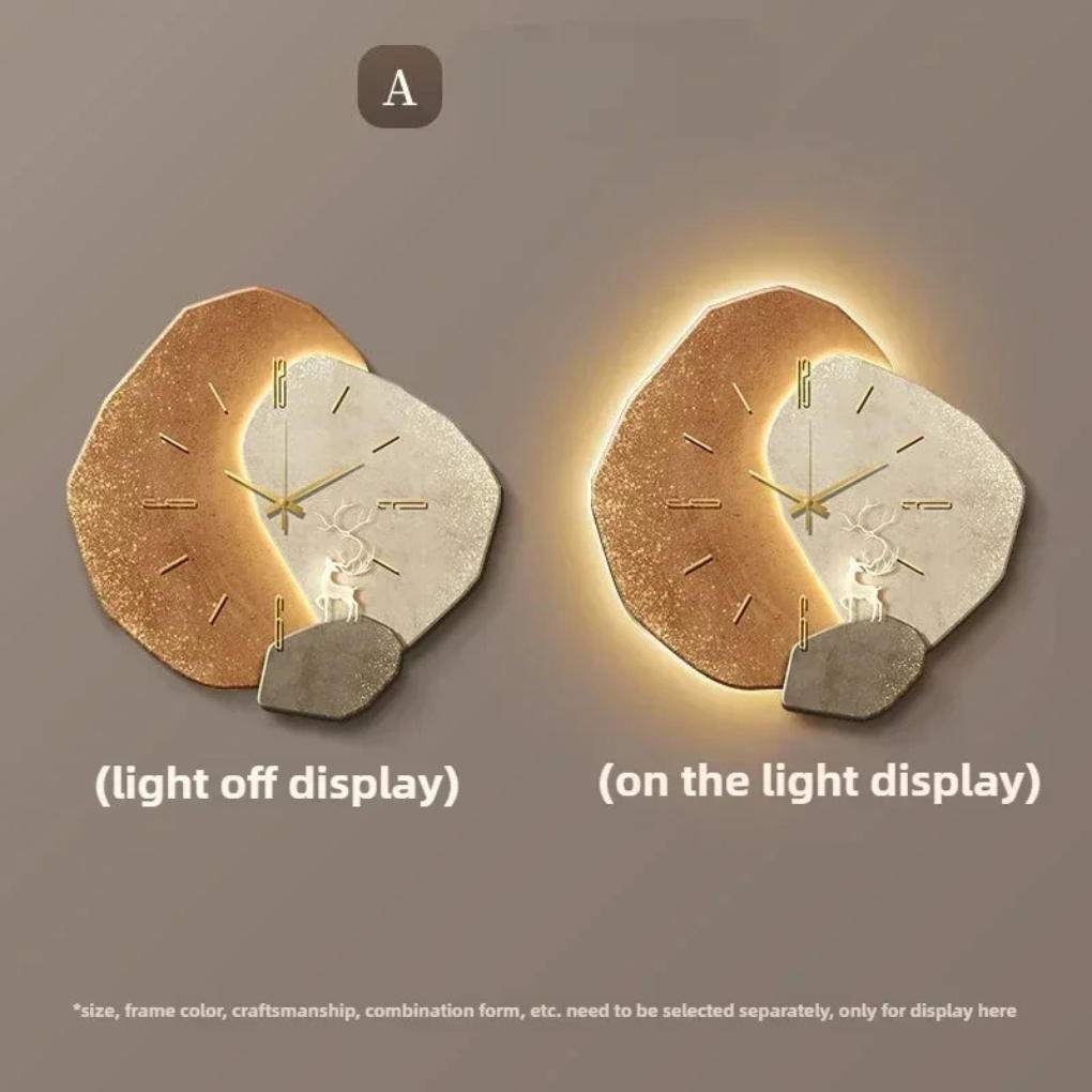 Versatile modern illuminated wall clock, ideal for home, office, & contemporary decor styles.