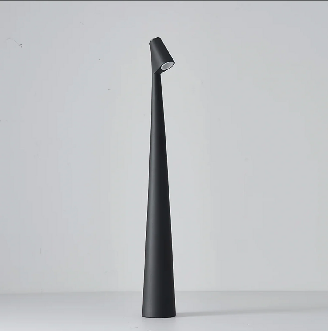 Decorative LED desk lamp, dimmable & portable, perfect for modern indoor/outdoor ambient lighting.