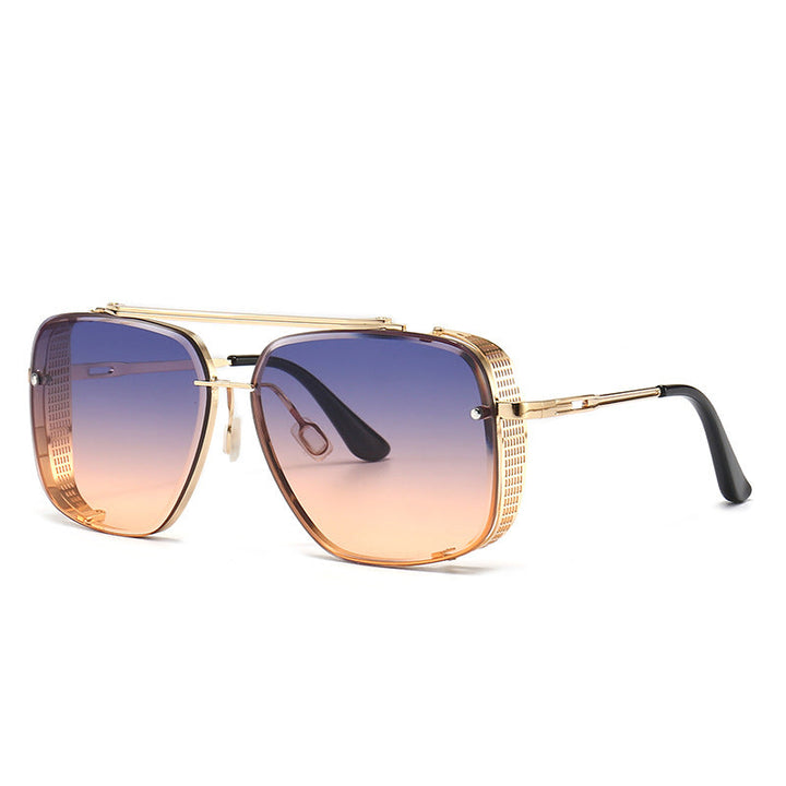 Classic black lens aviator sunglasses, a versatile accessory with UV400 protection for all genders.