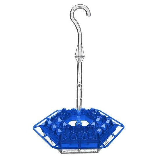 Durable polycarbonate ant-proof hummingbird feeder, ideal for hanging in gardens to attract wildlife.