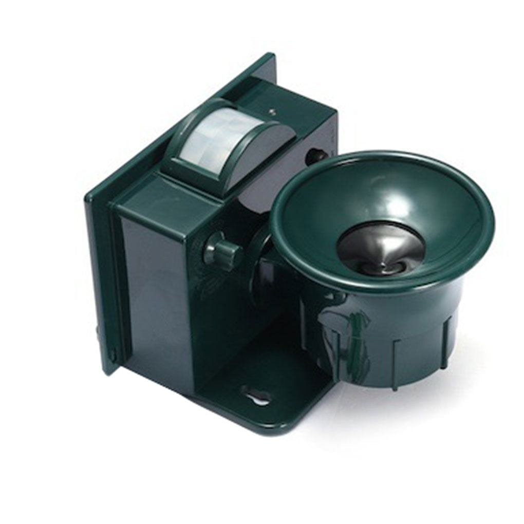 Solar bird repeller for humane wildlife control, protecting crops and outdoor spaces from birds.