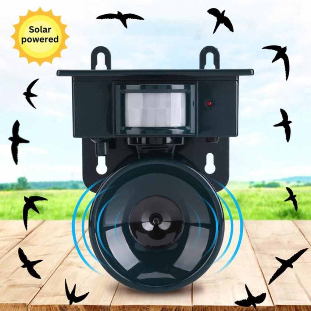 Durable outdoor solar bird repeller, designed for long-lasting garden and yard pest management.