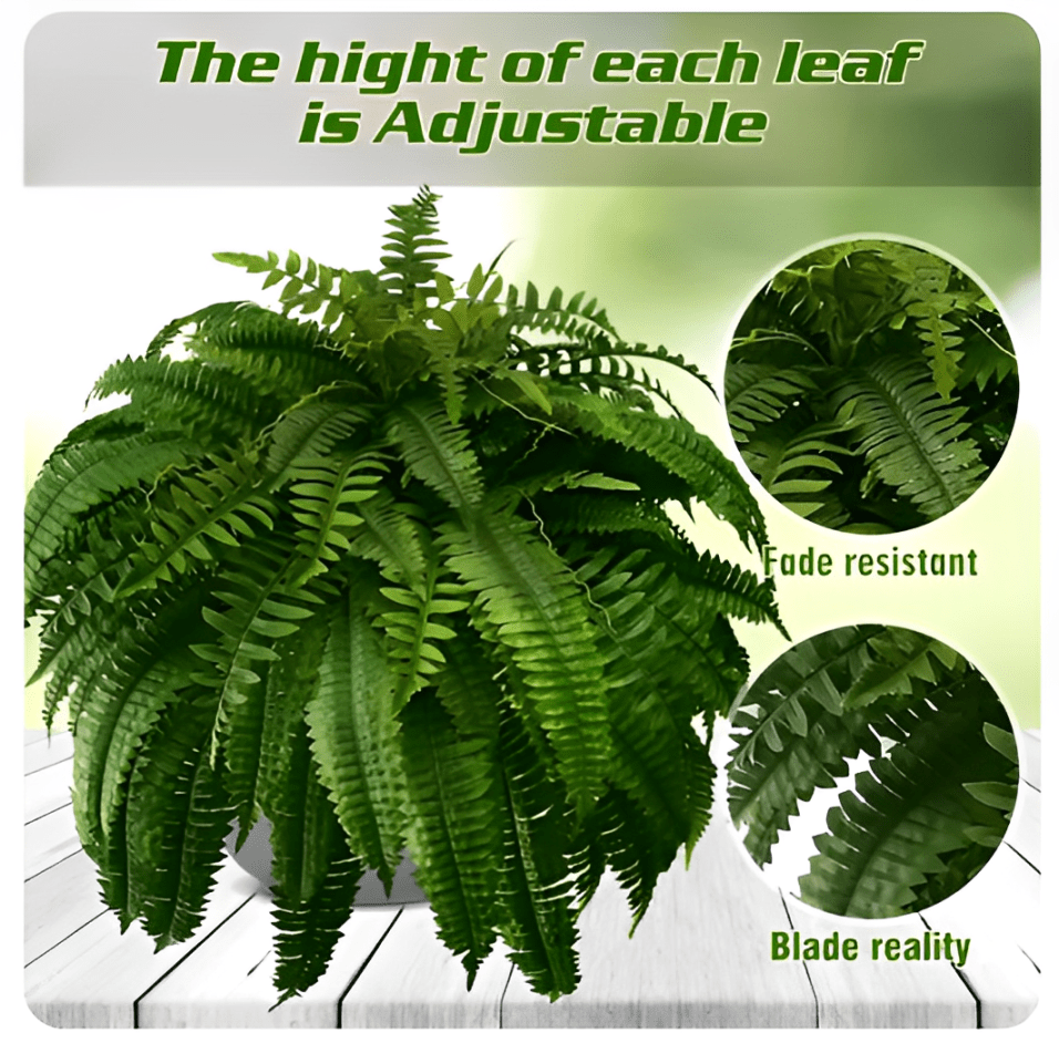Outdoor UV Resistant Artificial Boston Fern - Lexians