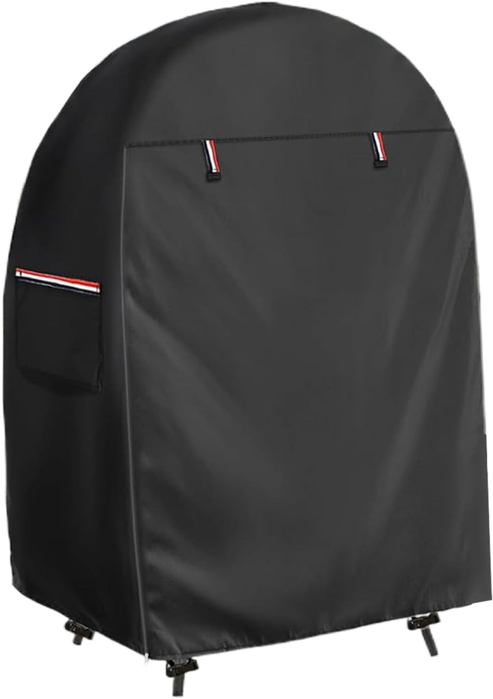 Premium outdoor waterproof egg chair cover, weatherproof, UV-resistant, double zipper.