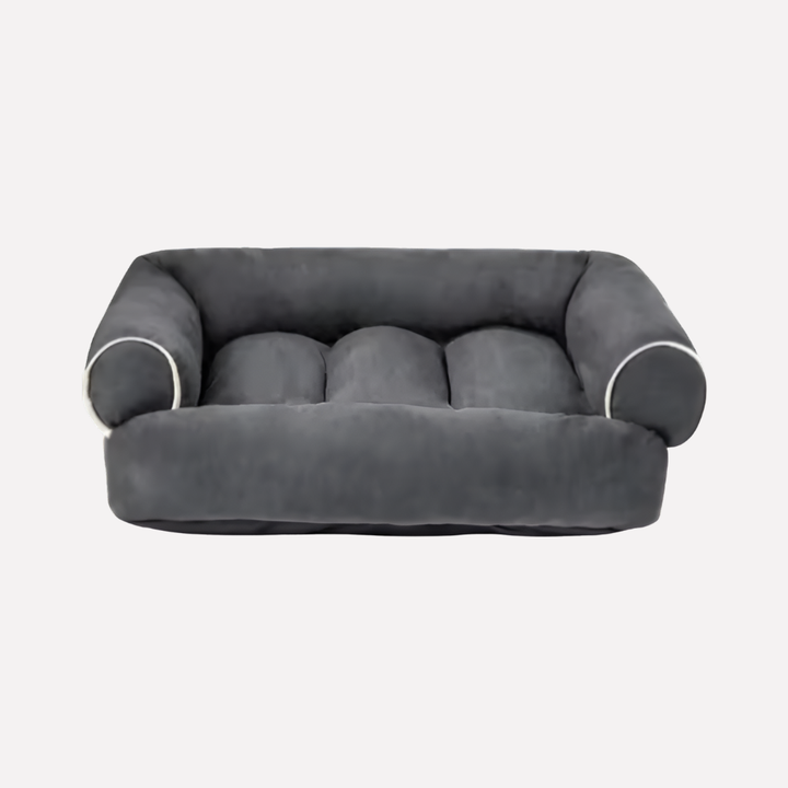 Stylish U-shaped dog bed, offering maximum comfort and easy cleaning with its washable removable cover.
