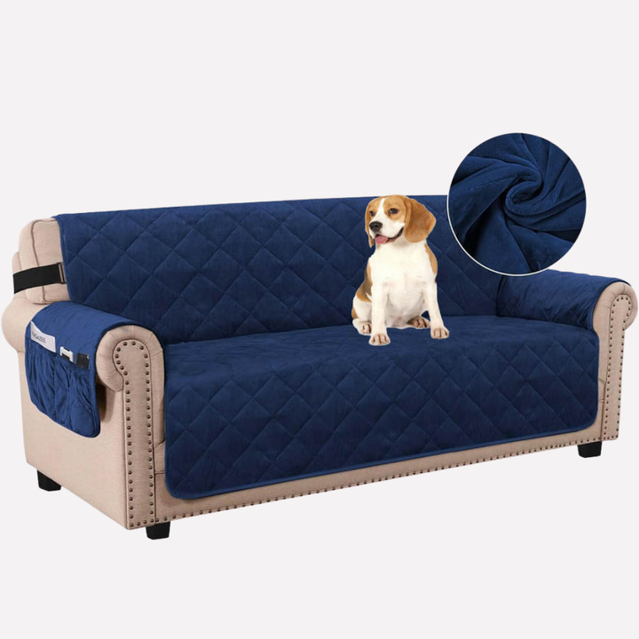 Durable waterproof couch shield, a pet-friendly furniture protector for your living room sofa.