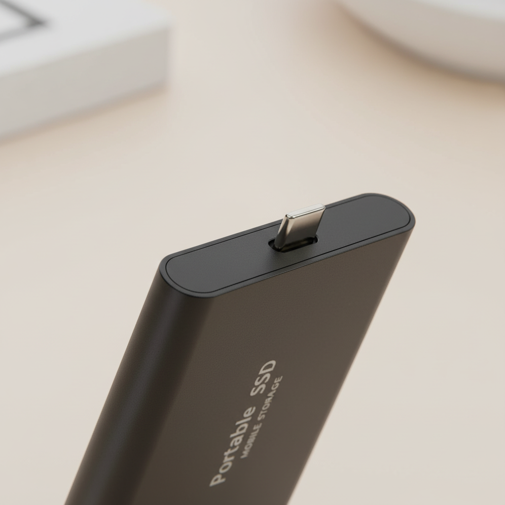 High-performance 128TB external SSD, perfect for fast data backup & secure storage for all your files.