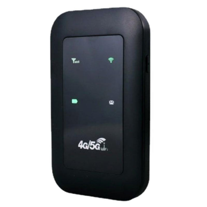 Portable 5G WiFi router, high-speed mobile internet hotspot for reliable data connection on the go.