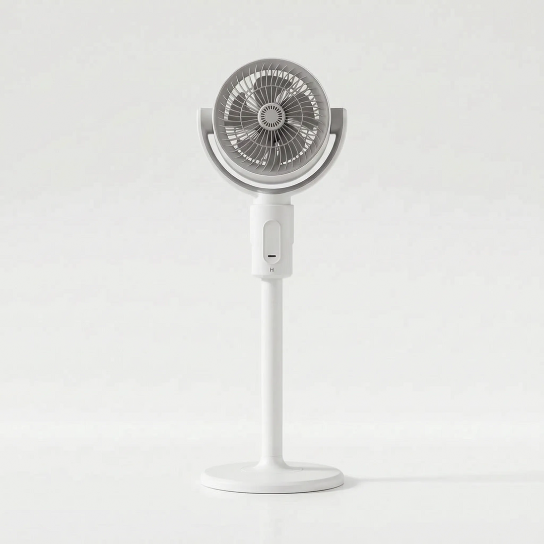 Stay cool with this remote-controlled adjustable pedestal fan. Portable design provides customizable airflow.