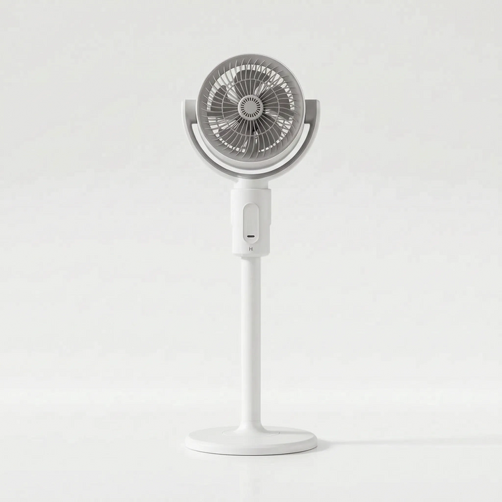 Stay cool with this remote-controlled adjustable pedestal fan. Portable design provides customizable airflow.