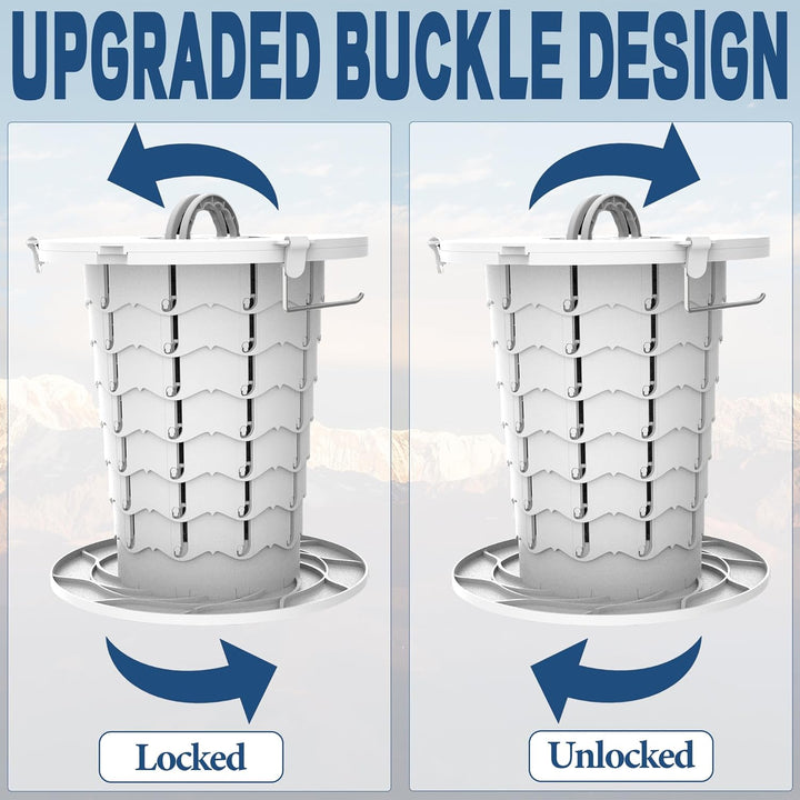 Heavy-duty portable toilet for camping, travel, and car emergency kits.