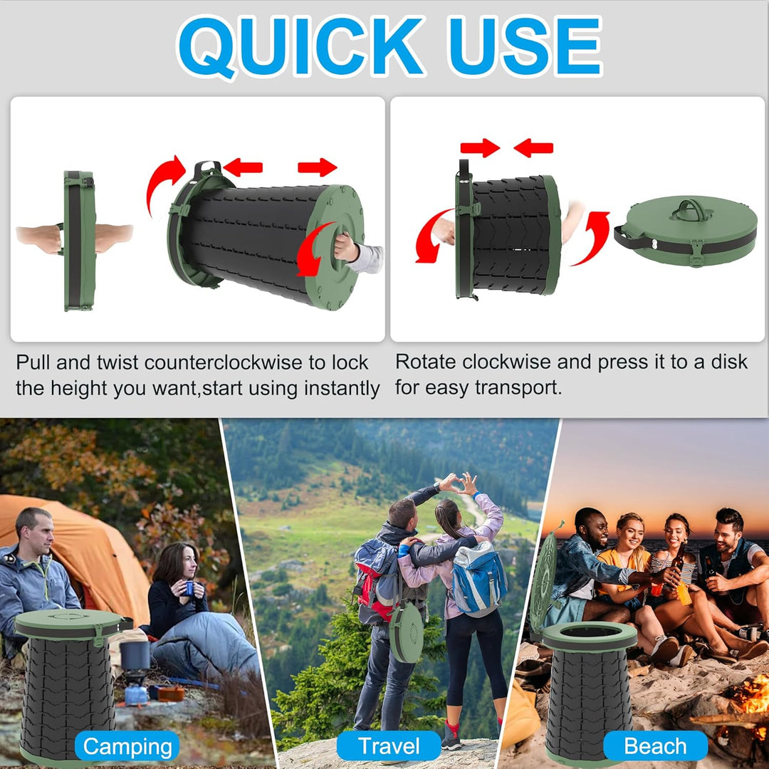 CampMate portable toilet for camping, hiking, and travel convenience and hygiene.