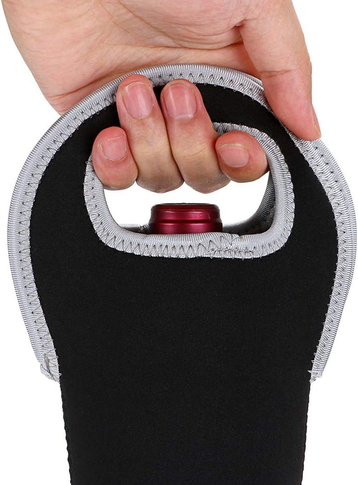 Neoprene wine cooler for two, lightweight and durable.