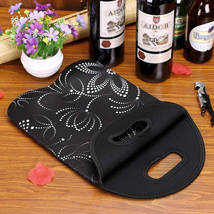 Portable wine carrier bag, a must-have travel accessory.
