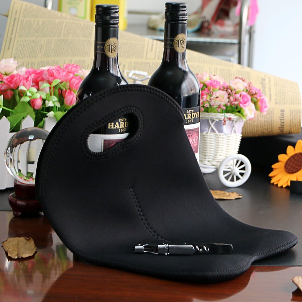 Two bottle insulated wine tote, excellent drink transport.