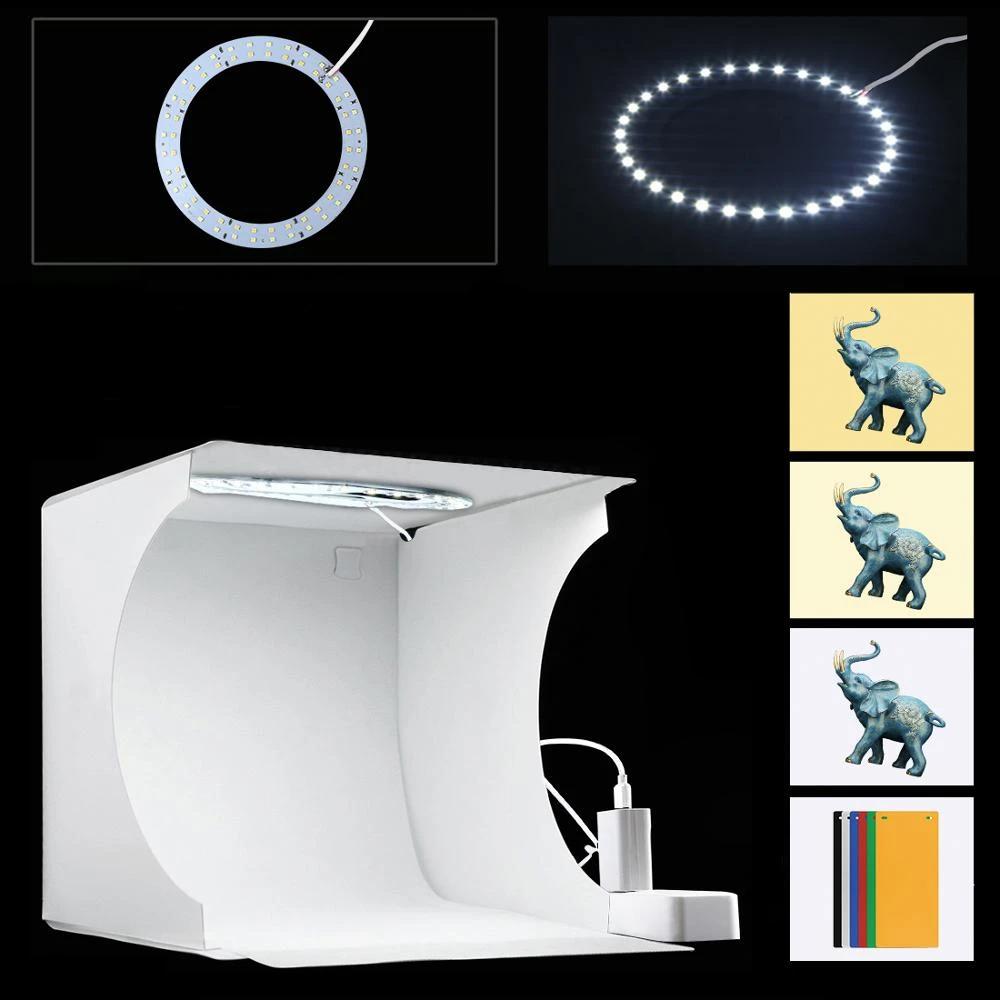 High-quality portable photo studio lightbox. Excellent for small products, professional photos, and e-commerce.