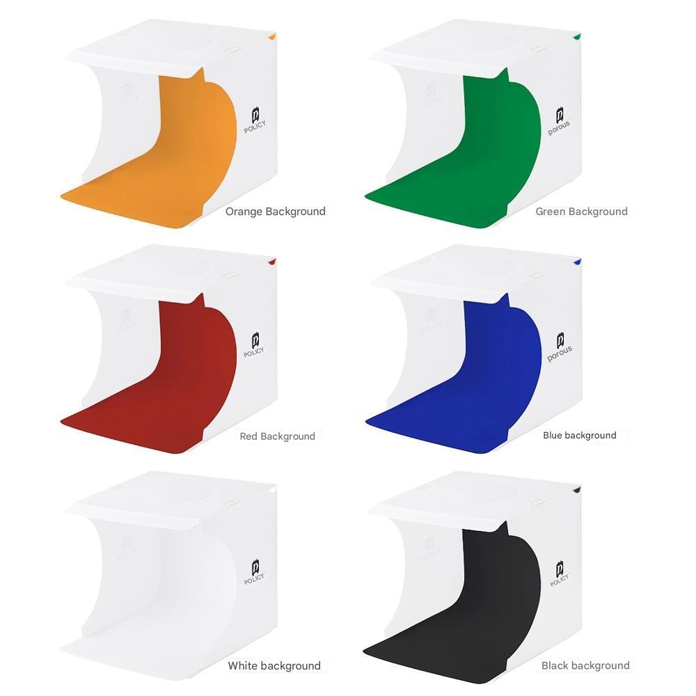 Versatile photography equipment: a portable LED photo studio lightbox for stunning product shots.
