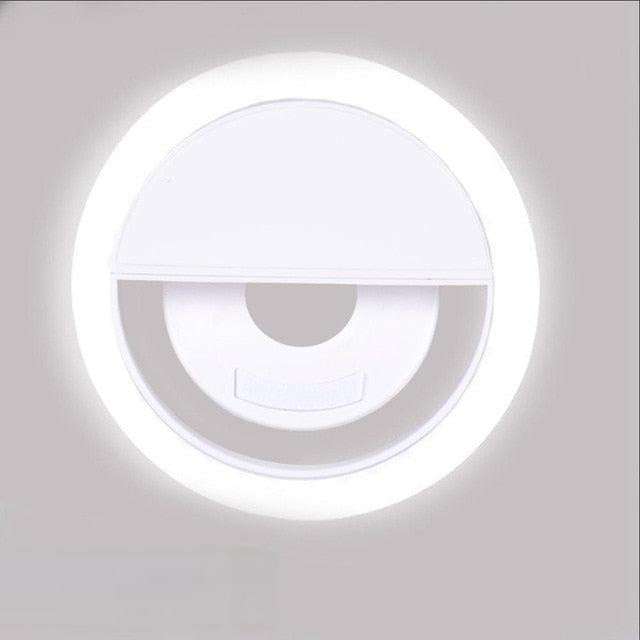 High-quality portable LED ring light, a must-have phone accessory for stunning selfies & professional videos.
